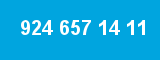 924 657 14 11 924 657 14 11